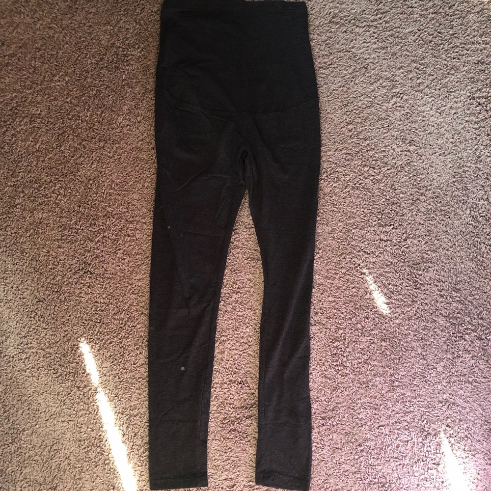 Dark Gray Maternity Leggings